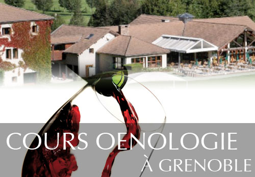Cours oenologie au Golf de Grenoble